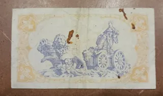 Billete 1 Peseta Emisión 1937 República Española