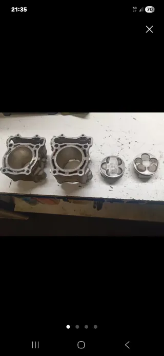 Cilindro y pistón Yamaha WR 250 F