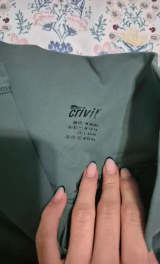 Leggings Deportivos Verdes Crivit