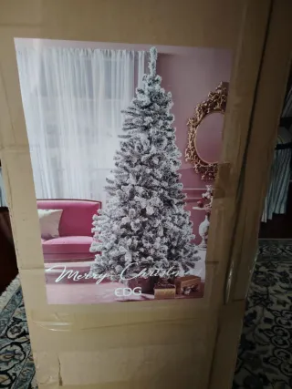 Albero di Natale Innevato Come Nuovo