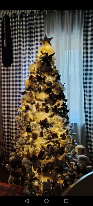 Albero di Natale Innevato Come Nuovo