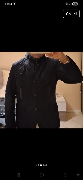 Giacca Maasimo Rebecchi Blu Taglia 52