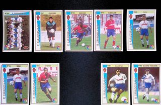 Cromos Liga LFP Mundicromo 94-95, varios
