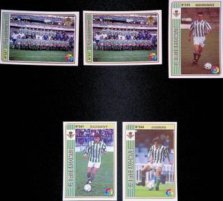 Cromos Liga LFP Mundicromo 94-95, varios