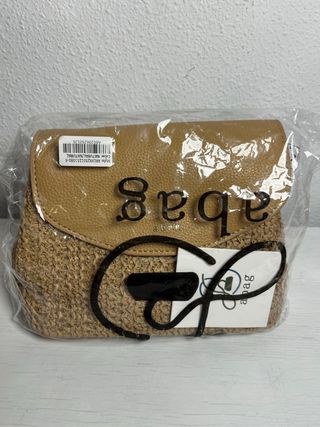 Bolso abg beige y marrón