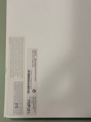 Apple Magic Keyboard Plata/Blanco