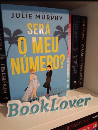 Placa Decorativa BookLover 3D