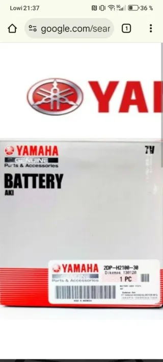 Batería Yamaha NMax Nueva Sin Usar