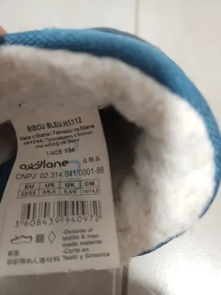 Scarponcini Quechua bambino blu taglia 22/23