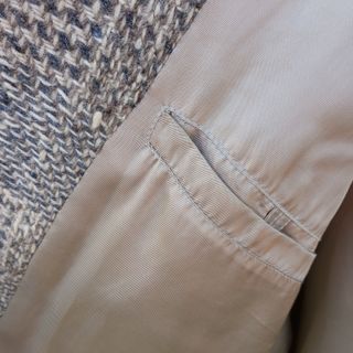 Cappotto Vintage Oversize Beige/Grigio