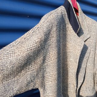 Cappotto Vintage Oversize Beige/Grigio