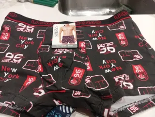 3 Calzoncillos Uomo Talla L Estampados