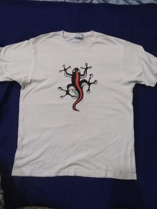 Camiseta Lagarto Estampado Hombre
