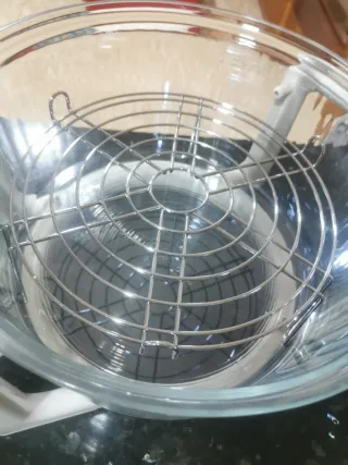 Freidora aire cristal