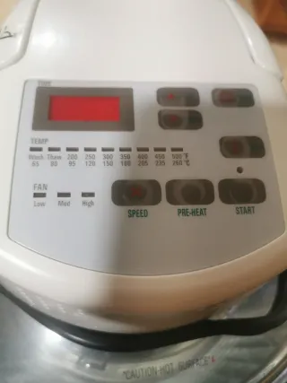 Freidora aire cristal