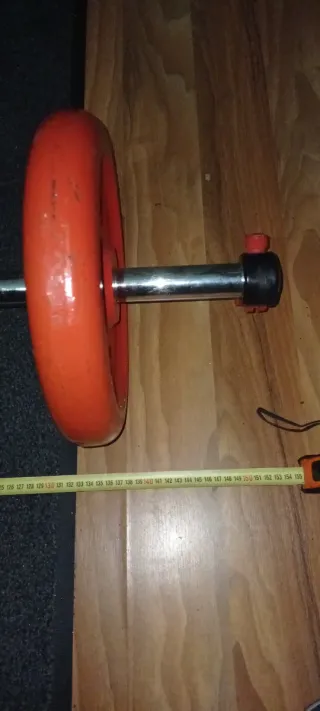 Set pesas salter barra y mancuernas