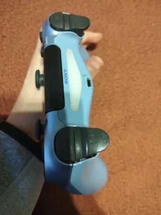 Mando PS4 azul de segunda mano