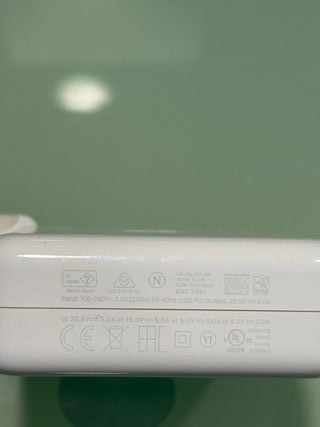 Adaptador Corriente USB-C Apple Blanco