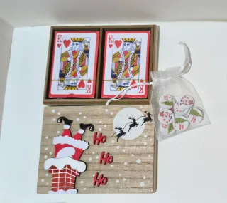 Set Carte da Gioco e Pedine Natalizie