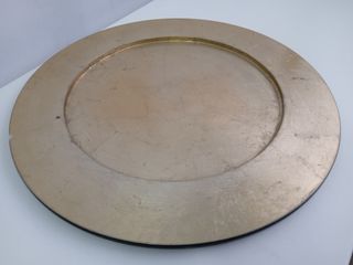 Bandeja madera y pan de oro. El Corte inglés