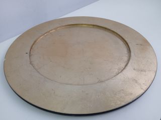 Bandeja madera y pan de oro. El Corte inglés