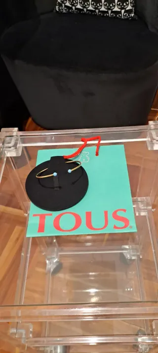 Pulsera, esclava Tous dorada con turquesas