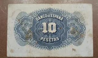 Billete 10 Pesetas Banco de España 1935