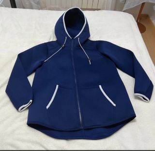 Abrigo azul marino poliéster sin estrenar