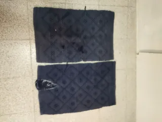 Jarapas Azules Y Grises De Tela