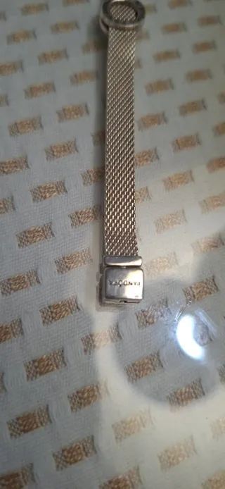 Pulsera Pandora Plata Malla