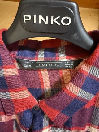 Camicia lunga Zara a quadri donna scozzese tartan