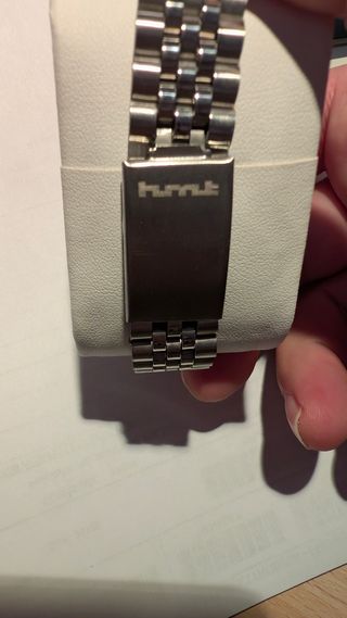 Orologio HMT Vintage Meccanico Rosso Argento