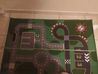 Alfombra infantil circuito de coches