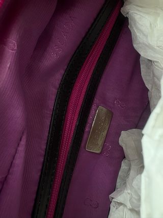 Bolso Escada Rosa y Negro