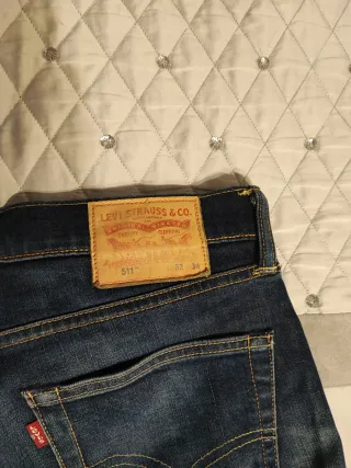 Pantalón Levis 511 W32 L34 Azul