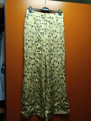 Pantaloni lunghi fantasia animalier