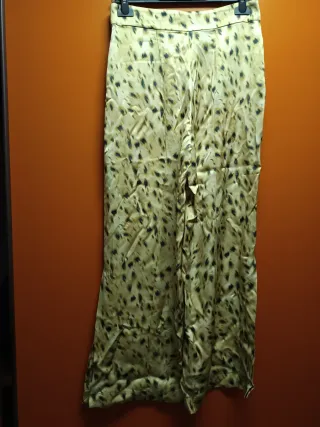 Pantaloni lunghi fantasia animalier