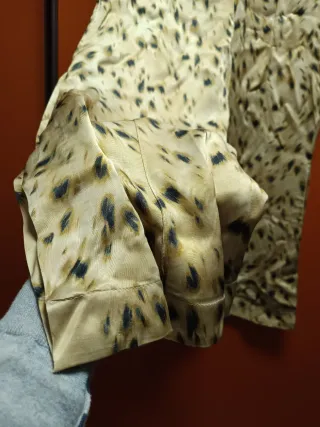 Pantaloni lunghi fantasia animalier