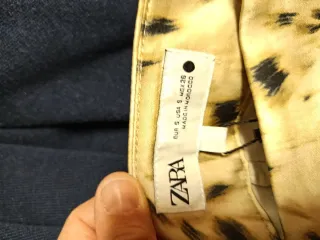 Pantaloni lunghi fantasia animalier