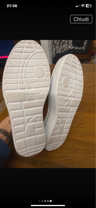 Scarpe artigianali tipo Hogan marroni