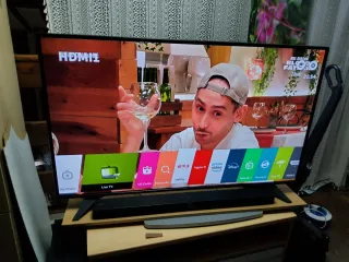 Smart TV LG 55 con mando.