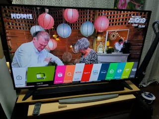 Smart TV LG 55 con mando.
