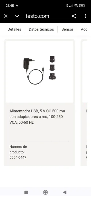 Manómetro Testo 570