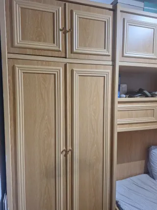 Dormitorio juvenil completo madera