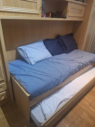 Dormitorio juvenil completo madera