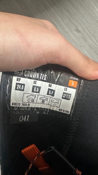 Botas de Snowboard Nitro Negras y Beige