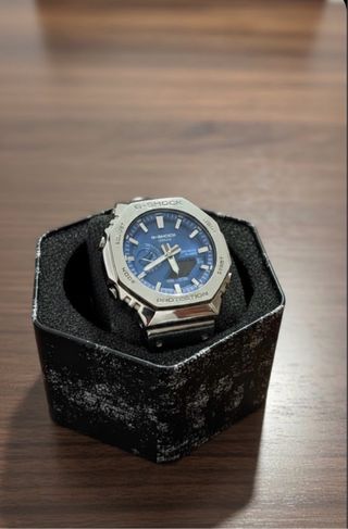 Reloj G-SHOCK Azul y Plateado