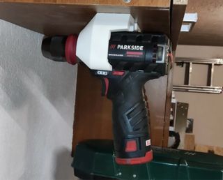 Soporte taladro Parkside bajo mesa