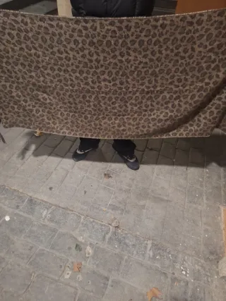 Bufanda con estampado de leopardo