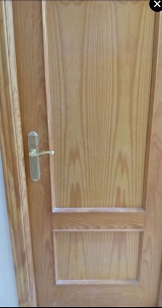 Puertas de cerezo con cristal y ciegas Sin marco